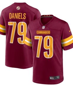 Braeden Daniels Washington Commanders Nike Team Game Jersey - Burgundy