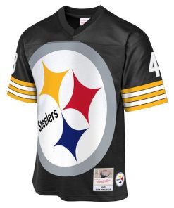 Alternative view of Troy Polamalu Pittsburgh Steelers  Youth 2005 Throwback Fashion Jersey - Black