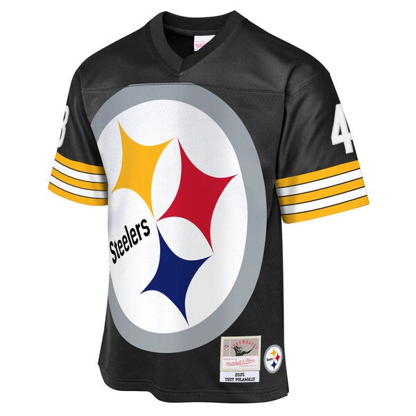 Troy Polamalu Pittsburgh Steelers Youth 2005 Throwback Fashion Jersey - Black - Image 2