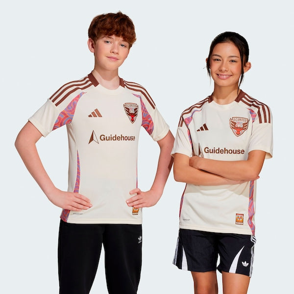 D.C. United adidas Youth 2025 The Soul Kit Replica Jersey - Natural - Image 6