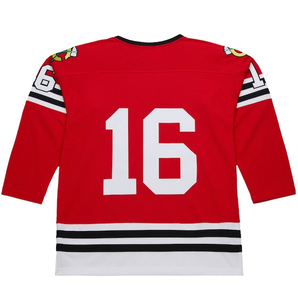 Bobby Hull Chicago Blackhawks 1960-61 Power Play Jersey - Scarlet - Image 5
