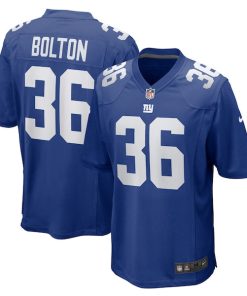 Curtis Bolton New York Giants Nike Team Game Jersey -  Royal