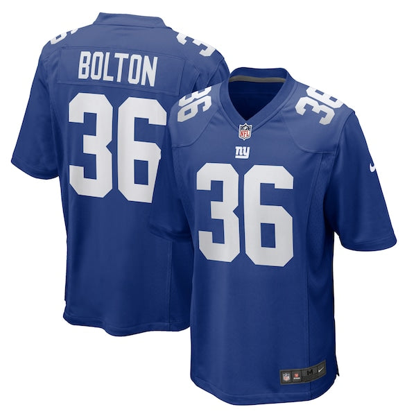 Curtis Bolton New York Giants Nike Team Game Jersey - Royal