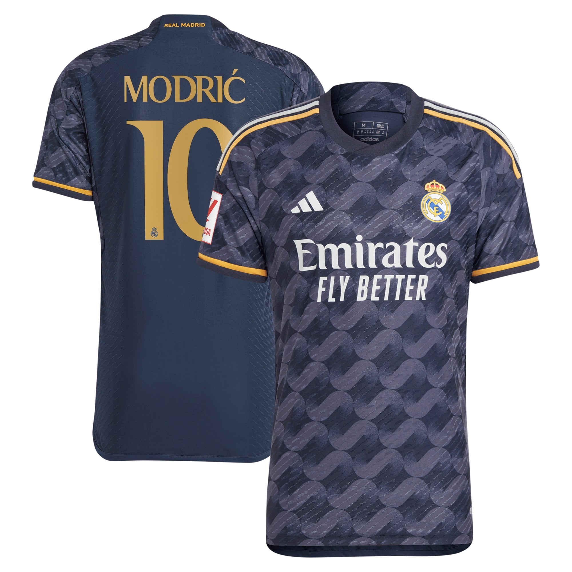 Luka Modric Los Merengues adidas 2023/24 Home Authentic Jersey - White/Navy - Image 5