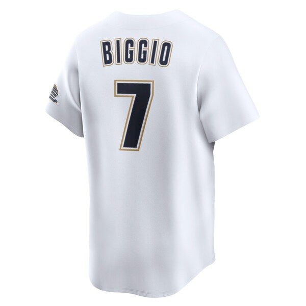 Craig Biggio Houston Astros Nike Throwback Cooperstown Collection Limited Jersey - White - Image 3