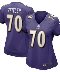 Kevin Zeitler Baltimore Ravens Nike Women's Game Jersey - Purple