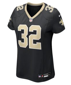 Alternative view of Kai Kroeger New Orleans Saints Nike Women's Team Game Jersey -  Black