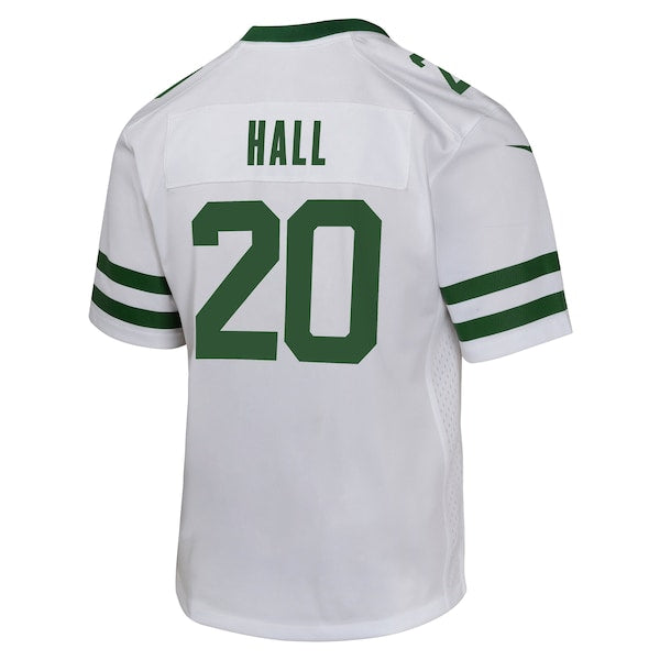 Breece Hall New York Jets Nike Youth Game Jersey - Legacy White/Black/Green - Image 4