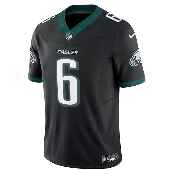 DeVonta Smith Philadelphia Eagles Nike Alternate Vapor F.U.S.E. Limited Jersey - Black/Green/White - Image 3