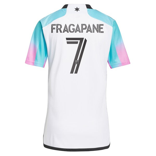 Franco Fragapane Minnesota United FC adidas 2023 The Northern Lights Kit Replica Jersey - White - Image 3
