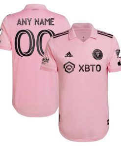 Inter Miami CF adidas 2022 The Heart Beat Kit Authentic Custom Jersey - Pink