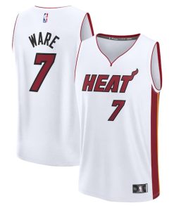 Kel'el Ware Miami Heat  Fast Break Replica Player Jersey - Association Edition - White
