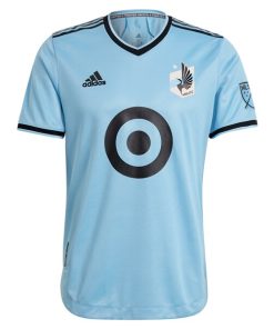 Alternative view of Hassani Dotson Minnesota United FC adidas 2021 The River Kit Authentic Jersey - Light Blue