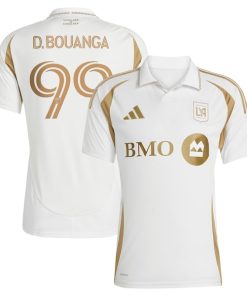 Denis Bouanga LAFC adidas 2025 Secondary Replica Player Jersey - White