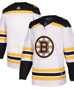 Boston Bruins adidas Away Authentic Blank Jersey - White