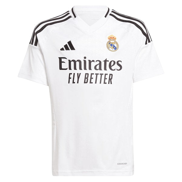 Kylian Mbapp¨¦ Los Merengues adidas Youth 2024/25 Home Replica Player Jersey - White - Image 2