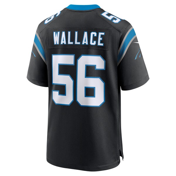 Trevin Wallace Carolina Panthers Nike Game Jersey - Black - Image 4