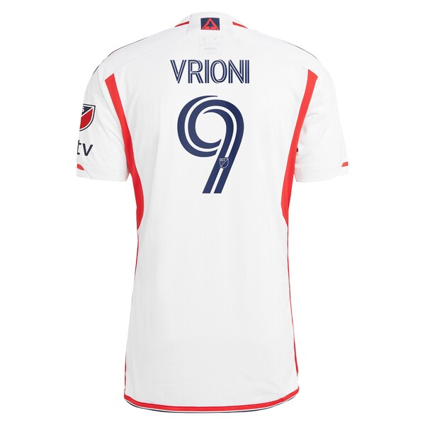 Giacomo Vrioni New England Revolution adidas 2024 Defiance Authentic Jersey - White - Image 3
