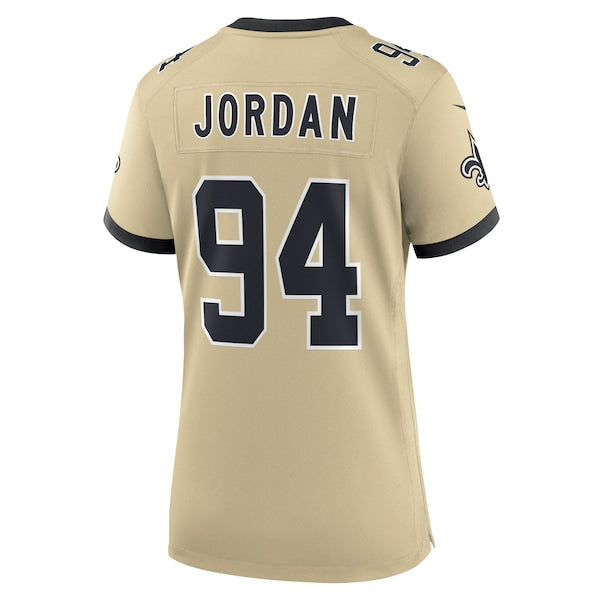 Cameron Jordan New Orleans Saints Nike Women's Gameday Golds Alternate Game Player Jersey - Gold - Image 3