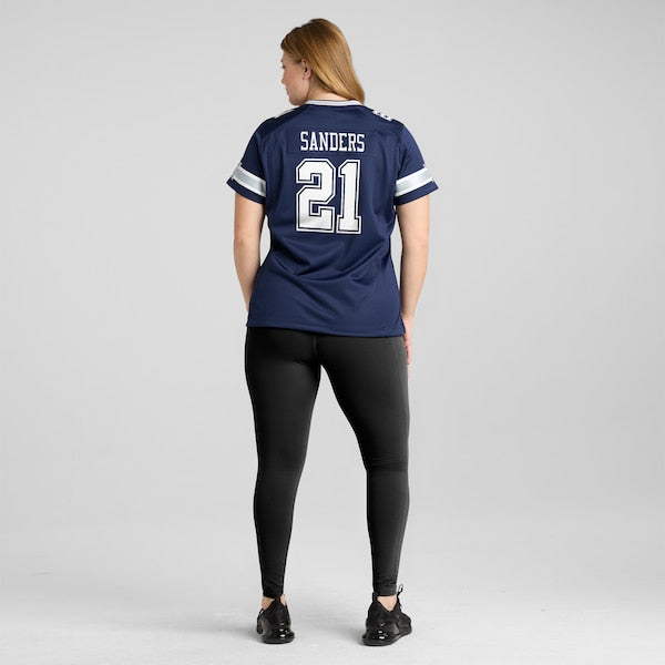 Deion Sanders Dallas Cowboys Nike Women's Team Retired Player Game Jersey - Navy - Image 7