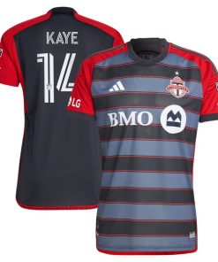 Mark-Anthony Kaye Toronto FC adidas 2023 Club Kit Authentic Player Jersey - Gray