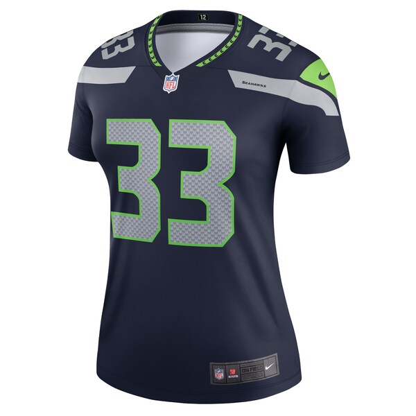 Jamal Adams Seattle Seahawks Nike Women's Legend Jersey - College Navy/Neon Green - Image 4