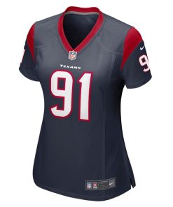 Alternative view of Roy Lopez Houston Texans Nike Women's Player Game Jersey - Navy