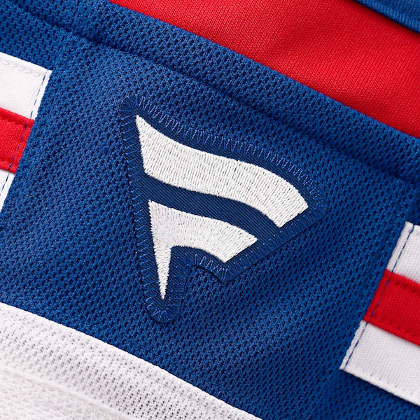 New York Rangers Away Premium Jersey - White/Navy/Blue - Image 7