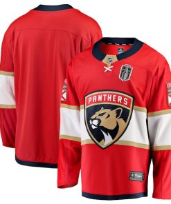 Florida Panthers  2025 Stanley Cup Final Home Breakaway Jersey - Red