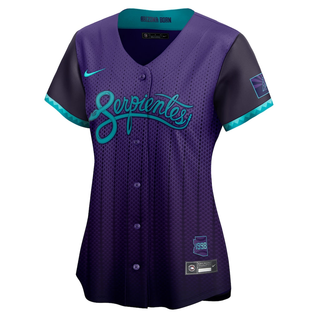Corbin Carroll Arizona Diamondbacks Nike Women's 2025 City Connect Limited Player Jersey - Purple - Image 2