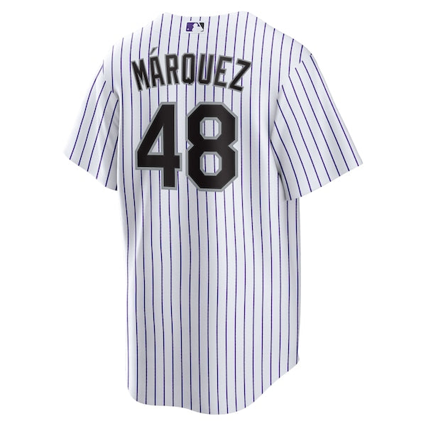 Germ¨¢n M¨¢rquez Colorado Rockies Nike Home Replica Player Jersey - White - Image 3