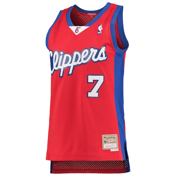 Lamar Odom LA Clippers Women's 2000/01 Hardwood Classics Swingman Jersey - Red - Image 2