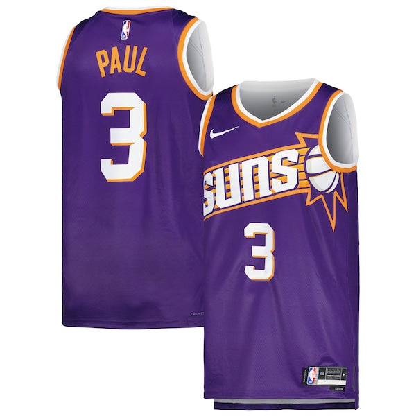 Chris Paul Phoenix Suns Nike Unisex Swingman Jersey - Icon Edition - Purple/White - Image 2