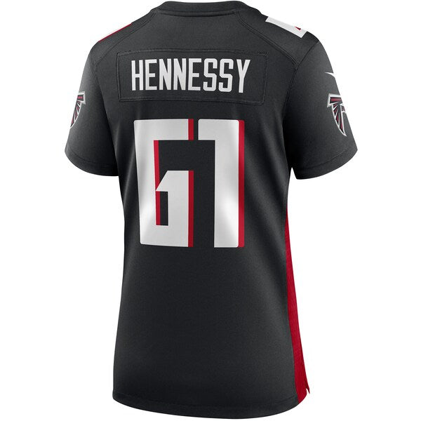 Matt Hennessy Atlanta Falcons Nike Women's Game Jersey - Black - Image 3