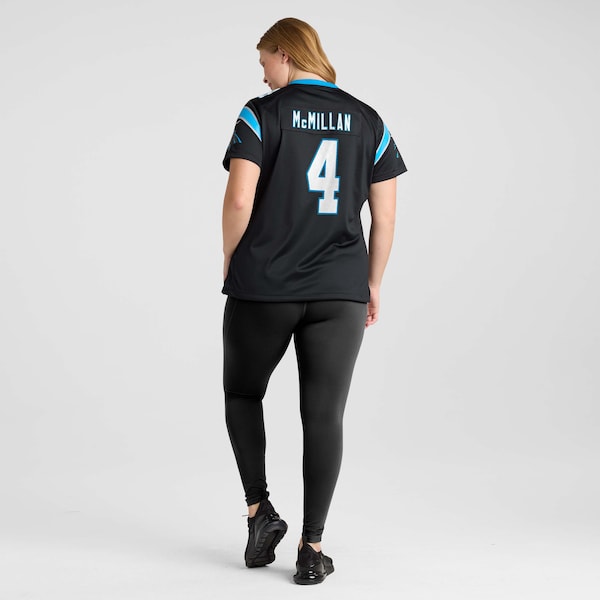 Tetairoa McMillan Carolina Panthers Nike Women's Team Game Jersey - Black - Image 8