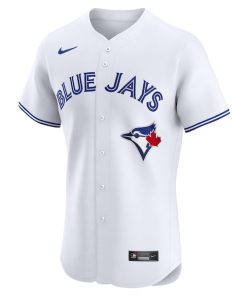Alternative view of Toronto Blue Jays Nike Home Elite Custom Jersey - White