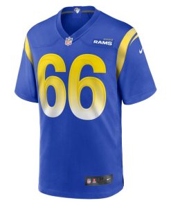 Alternative view of KT Leveston Los Angeles Rams Nike Team Game Jersey -  Royal