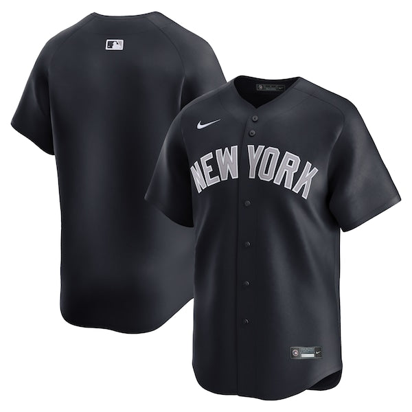 New York Yankees Nike Alternate Limited Jersey - Navy/Gray - Image 2