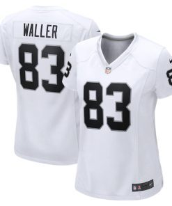 Darren Waller Las Vegas Raiders Nike Women's Player Jersey - White/Black