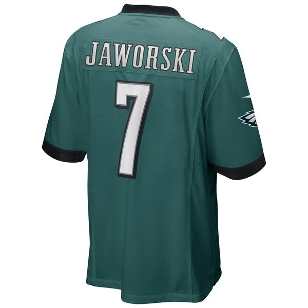 Ron Jaworski Philadelphia Eagles Nike Game Retired Player Jersey - Midnight Green - Image 3