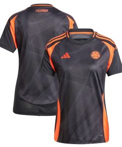 Colombia National Team adidas Women's 2024 Away Replica Jersey - Black