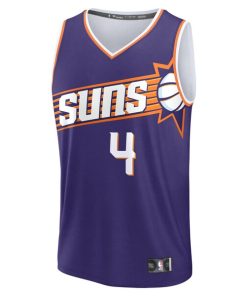 Alternative view of Jalen Green Phoenix Suns  Fast Break Replica Jersey - Purple - Icon Edition