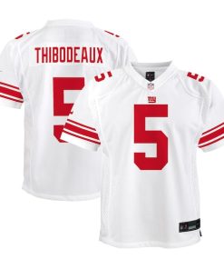 Alternative view of Kayvon Thibodeaux New York Giants Nike Youth Player Game Jersey - White