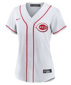 Alternative view of Cincinnati Reds Nike Women's Home Blank Replica Jersey - White