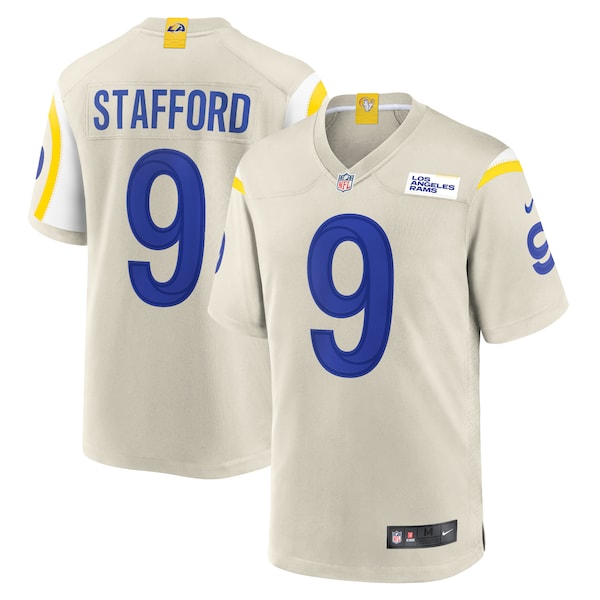 Matthew Stafford Los Angeles Rams Nike Player Game Jersey - Bone/White - Image 2