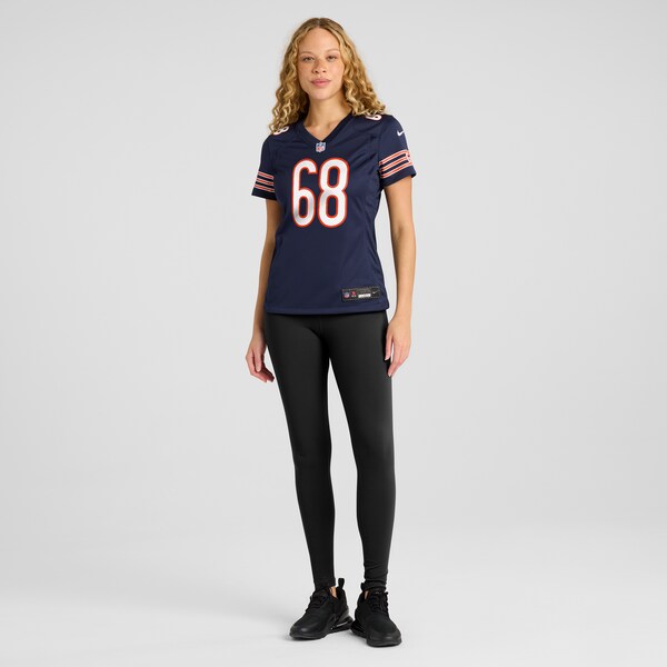 Doug Kramer Jr. Chicago Bears Nike Women's Game Jersey - Navy - Image 2
