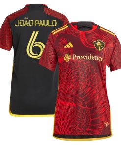 Joao Paulo Seattle Sounders FC adidas Women's 2024 The Bruce Lee Kit Replica Player Jersey?¨C Red