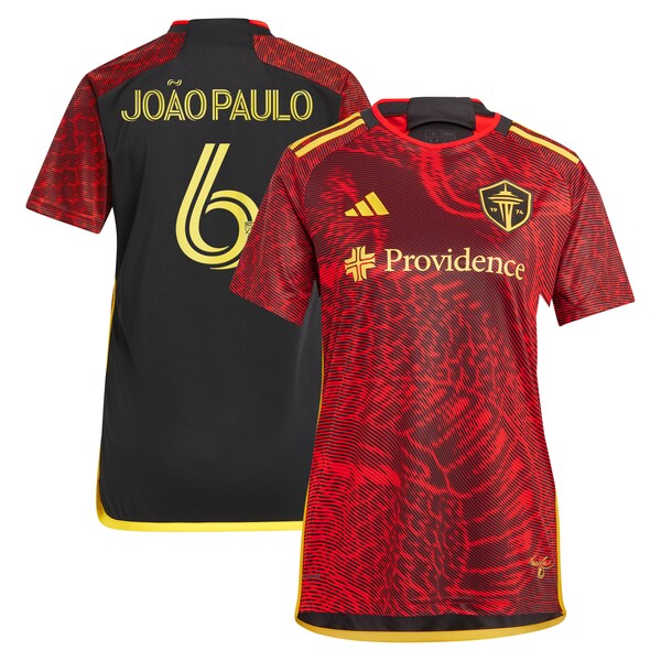 Joao Paulo Seattle Sounders FC adidas Women's 2024 The Bruce Lee Kit Replica Player Jersey?ยจC Red