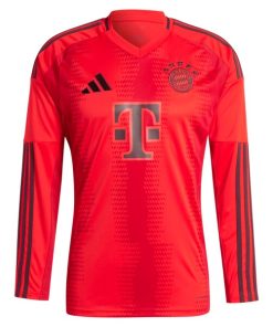 Alternative view of Harry Kane Bayern Munich adidas 2024/25 Home Replica Long Sleeve Player Jersey - Red