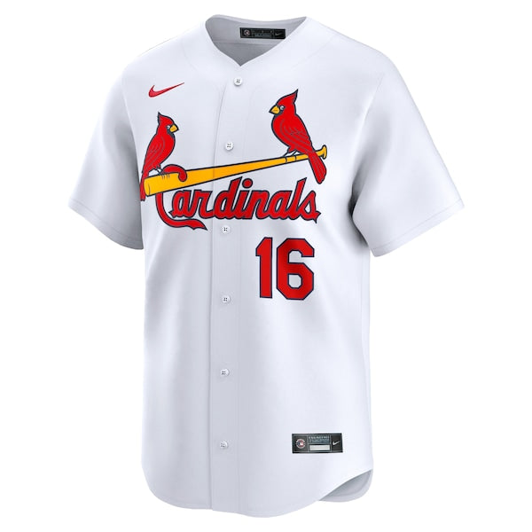 Nolan Gorman St. Louis Cardinals Nike Home Limited Player Jersey - White - Image 2